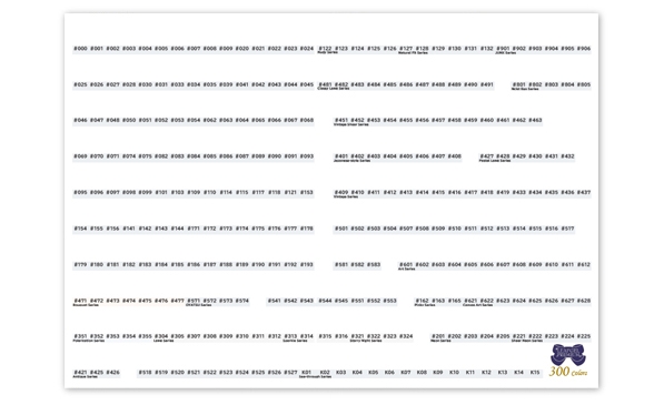 カラーチャート